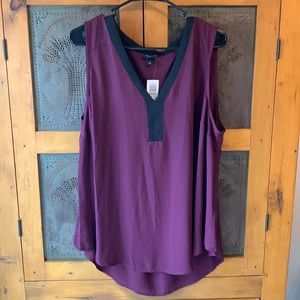Torrid Sleeveless Colorblock Tank, size 1 (equivalent to size 14/16 or size 1X)